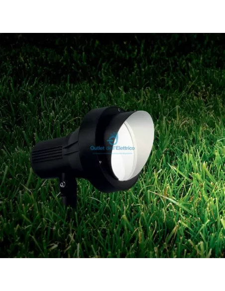 Ideallux 033037 Terra pt1 small lamp with anthracite spike 1x35w gu10